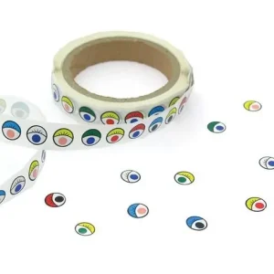 Gomets rollo Ojos Color 12 mm Oferta Especial