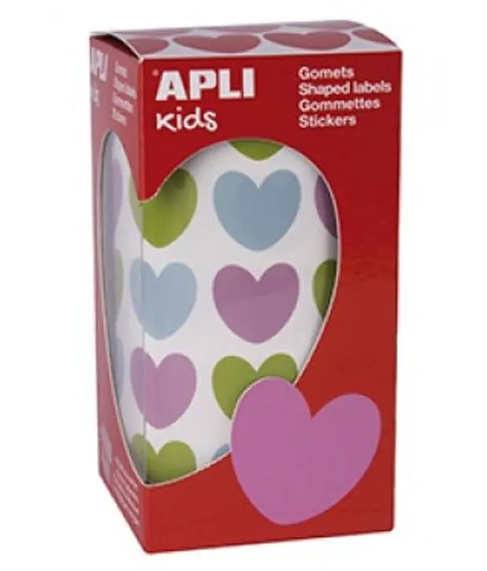 Devolución Gratuita Gomets rollo Corazones 20 x 18 mm Multicolor