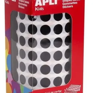 Precio De Oferta Gomets rollo redondos Ø 10,5 mm negro