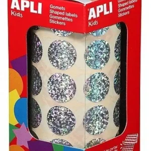 Gomets rollo redondos Ø 20 mm holográfico Premium