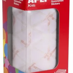 Gomets rollo triangulares 20 mm blanco Oferta Especial