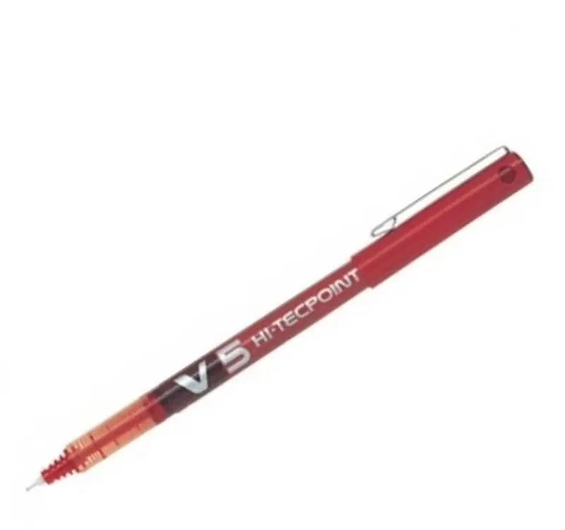 Oferta De Temporada Rotulador PILOT V-5 punta de aguja Rojo