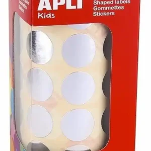 Gomets rollo redondos Ø 20 mm plata Precio Económico