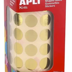 Más Vendido Gomets rollo redondos Ø 15 mm oro