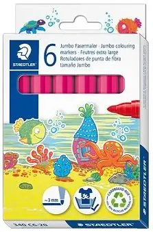 Rotulador STAEDTLER Jumbo 340, Rosa Precio Económico