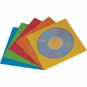 Mejor Calidad SOBRE CD PAPEL COLORES 50 Uds.