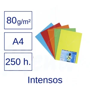 PAPEL A4 80 g INTENSOS 250 hojas Lujoso