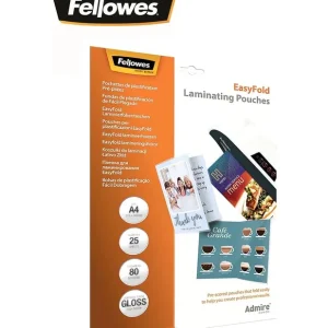 FUNDAS PLASTIFICAR EasyFold 80 MICRAS A4 FELLOWES 25 Uds. Artesanal