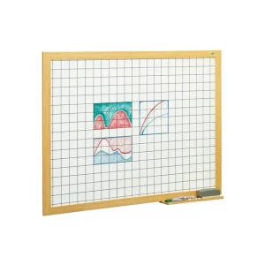 Económico PIZARRA BLANCA CUADRICULADA FAIBO 100 X 150 CM.