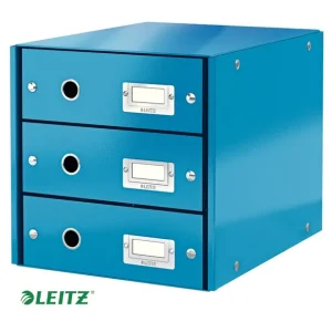 Alta Calidad MODULO LEITZ PP 3 CAJONES AZUL