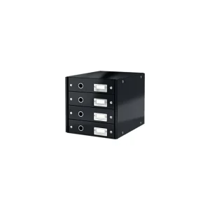 A Buen Precio MODULO LEITZ PP 4 CAJONES NEGRO