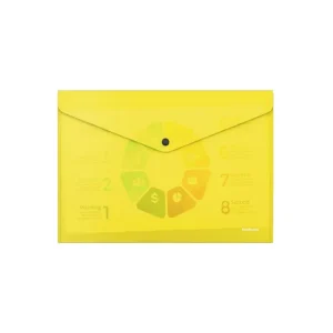 Premium SOBRE BROCHE A4 AMARILLO NEON 12 Uds.