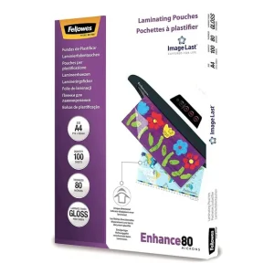 Precio Económico FUNDAS PLASTIFICAR 80 MICRAS A4 FELLOWES 100 Uds.