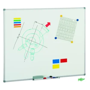 PIZARRA BLANCA MATE ACERO FAIBO 122 X 150 CM. Precio De Fábrica