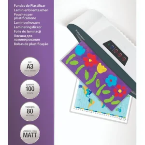 Rebajas FUNDAS PLASTIFICAR A3 MATE 80 MICRAS FELLOWES 10 Uds.