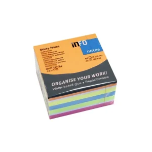 NOTAS ADHESIVAS 75x75 mm CUBO COLOR Solo Por Tiempo Limitado