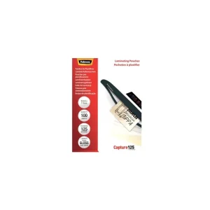 Oferta De Temporada FUNDAS PLASTIFICAR 125 MICRAS 83 x 113 mm. FELLOWES 100 Uds.