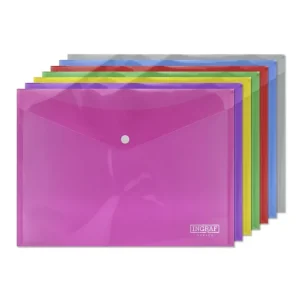 SOBRE CON BROCHE A4 10 ud Colores Surtidos Pedido Al Por Mayor