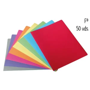 SUBCARPETA Fº 50 uds AZUL CELESTES Oferta Especial