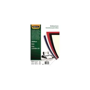 PORTADA CHROMOLUX NEGRA 250 g. A4 FELLOWES 100 Uds. Compra Ahora