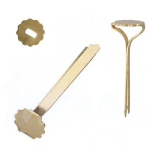 ENCUADERNADORES LATONADOS CON ARANDELA 30 mm 100 Uds. Disponible Ahora