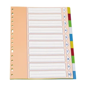 SEPARADOR Fº PP 10 POSICIONES Imprescindible (Must-Have)