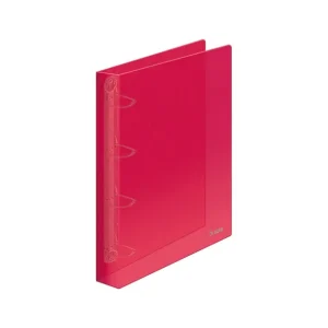 CARPETA A4 PP TRANLÚCIDO 4 ANILLAS 25 MM ROJO Artesanal