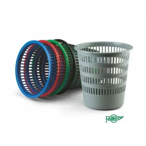 PAPELERA REJILLA FAIBO NEGRA 16 L Máxima Calidad