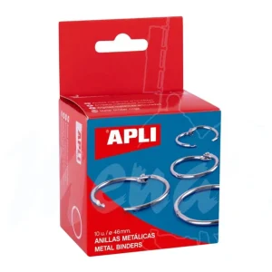 ANILLAS METÁLICAS APLI Ø 46 mm 10 ud Alta Calidad