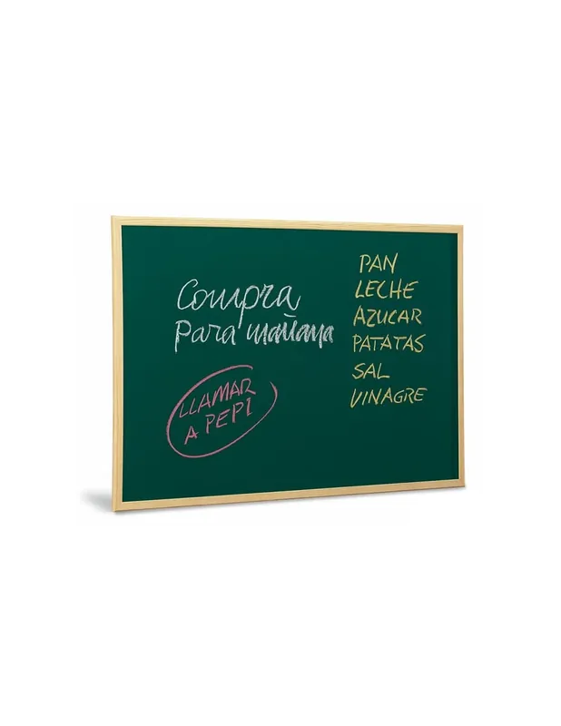 Más Vendido PIZARRA BLANCA MARCO PINO 40 x 60 cm.