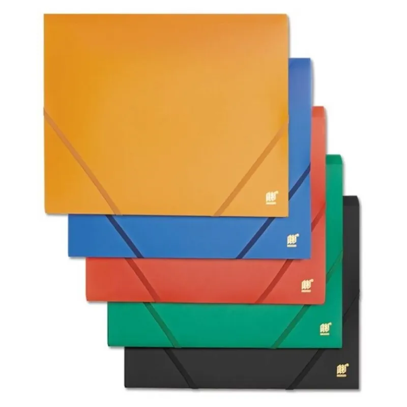 Marca Reconocida Carpeta Gomas Solapas POESSA PP Opaco, Din-A4