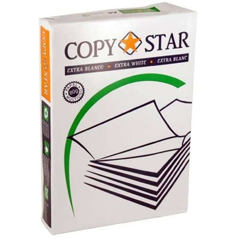 Papel COPYSTAR 80 gr. Din-A4, Paquete x500 Hojas Hecho A Mano