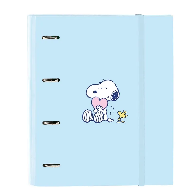 Precio Rebajado Carpeta Equipada SNOOPY Love, Din-A4 4 Anillas 30 mm.