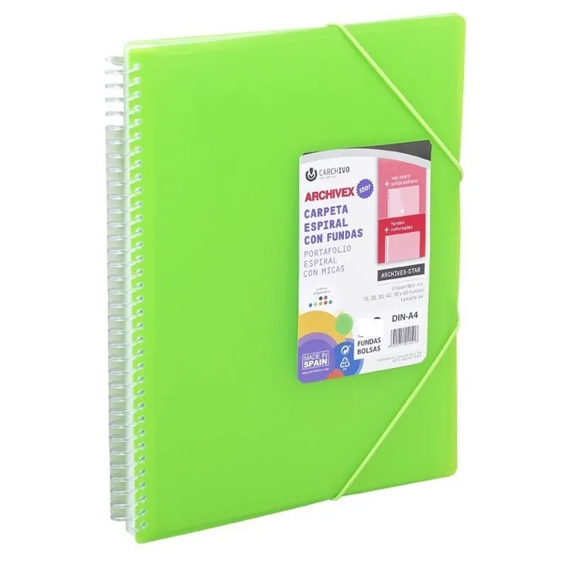 Carpeta Fundas ARCHIVEX Star, Din-A4 50 Hojas Precio Reducido