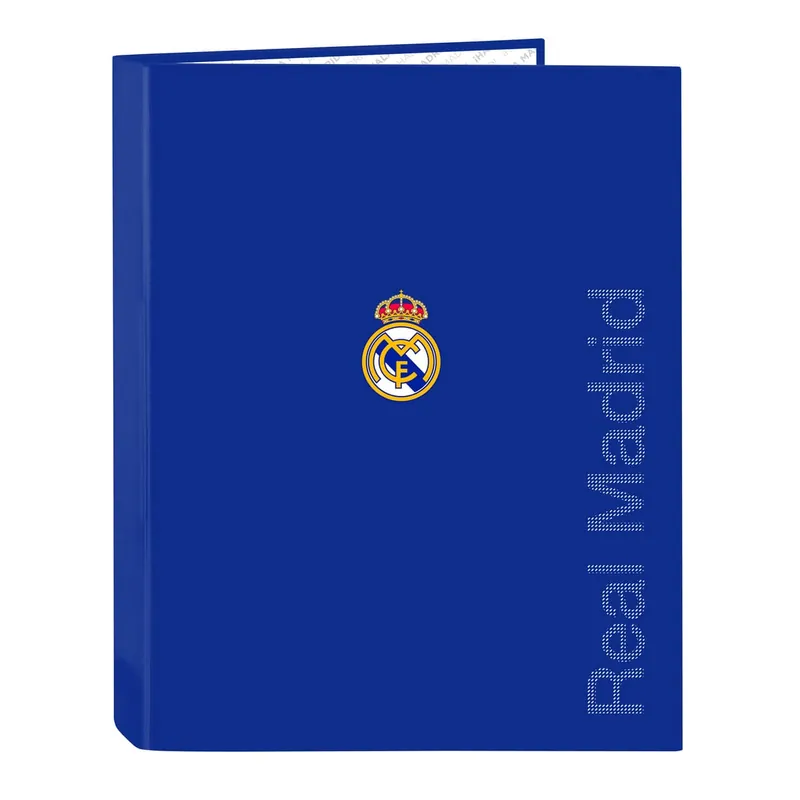 Carpeta Archivador REAL MADRID Blue 2026, Folio 4 Anillas 25 mm. Precio Rebajado
