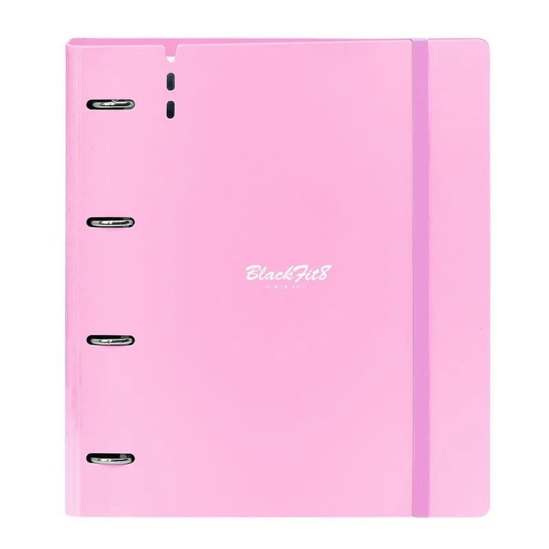 Máxima Calidad Carpeta Equipada BLACKFIT8 Smile, Din-A4 4 Anillas 35 mm.