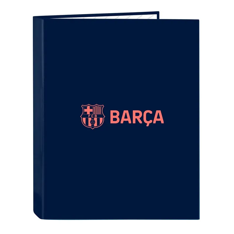 Carpeta Archivador F.C. BARCELONA 2ª Equip. 2025/26, Folio 4 Anillas 25 mm. Pedido Al Por Mayor