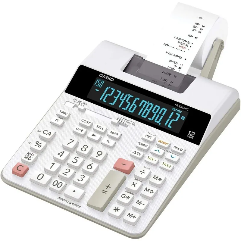 Calculadora Impresora CASIO FR-2650RC Ordenar Ahora Mismo
