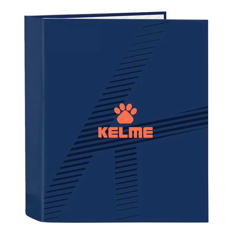 Carpeta Archivador KELME Navy Blue, Folio 4 Anillas 40 mm. Solo Hoy