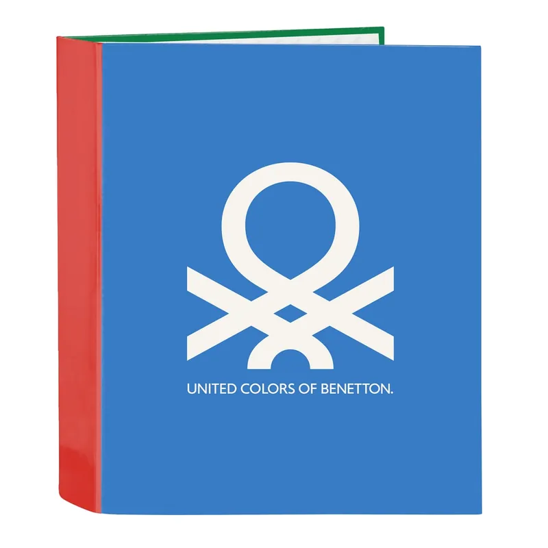 Carpeta Archivador BENETTON Topitos, Folio 4 Anillas 40 mm. Mejor Calidad
