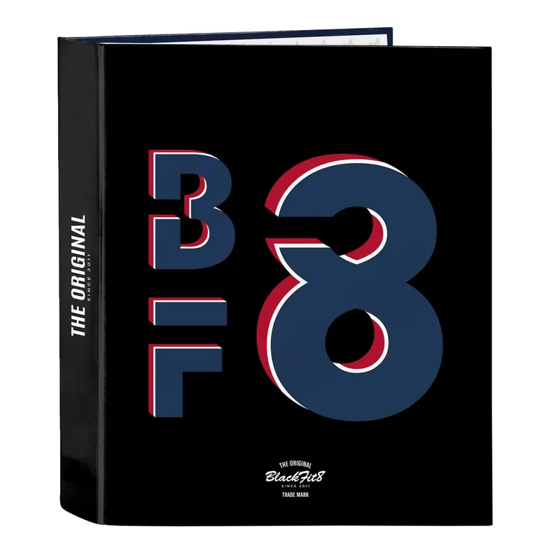 Lujoso Carpeta Archivador BLACKFIT8 Urban, Folio 4 Anillas 40 mm.