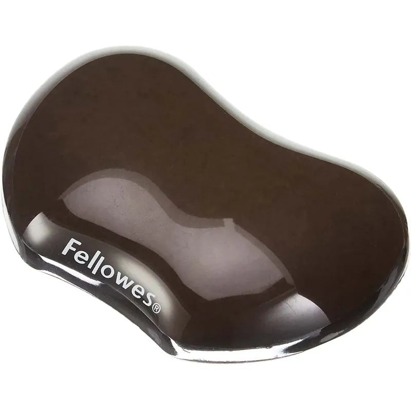 Reposamuñecas FELLOWES Gel Crystal Negro Garantía Incluida