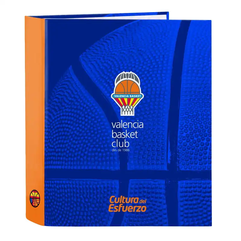 Carpeta Archivador VALENCIA BASKET, Folio 4 Anillas 40 mm. Rebajas