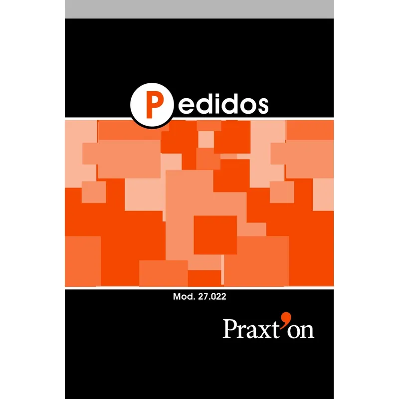 Económico Talonario PRAXTON Prop. Pedido 4º Natural