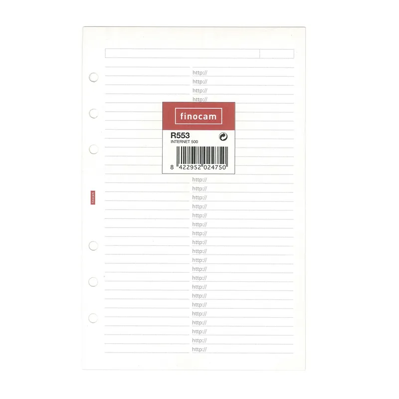 Recambio Agenda FINOCAM Open, R553 500 Internet Liquidación