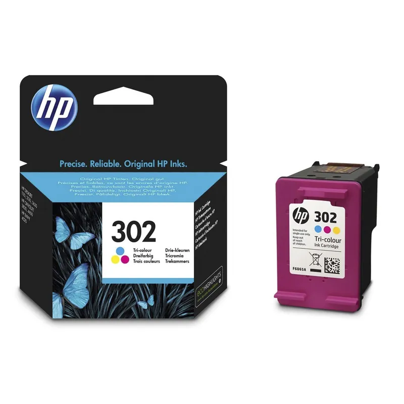 Mejor Precio Cartucho Tinta Impresora HP 302 (F6U65AE) Tricolor