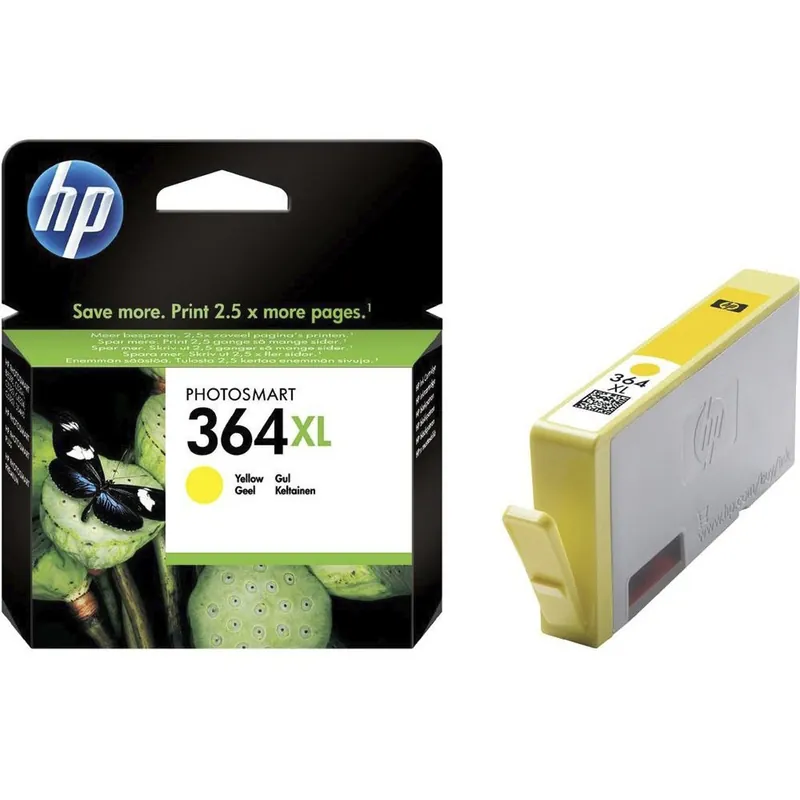 Cartucho Tinta Impresora HP 364XL (CB325EE) Amarillo A Buen Precio
