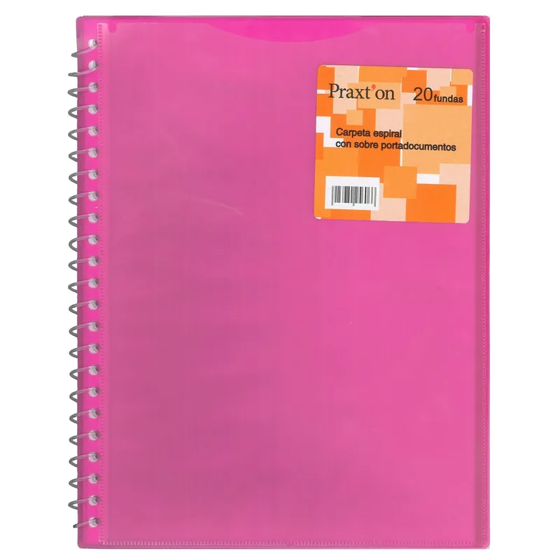 Precio De Oferta Carpeta Fundas Espiral PRAXTON, Din-A4 30 Hojas