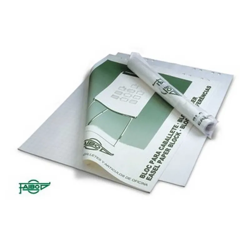 Stock Limitado Cuaderno Caballete FAIBO, 25 Hojas Multitaladro Cuadriculado En Bolsa