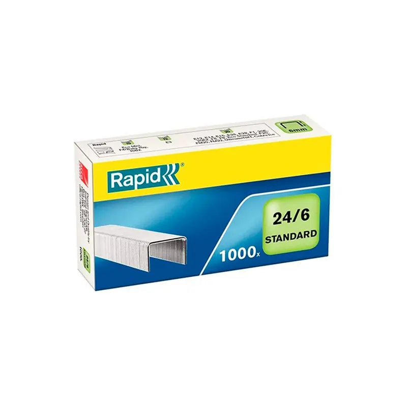 Grapas Rapid 24/6 Standard Galvanizada 1000Ud Exclusivo